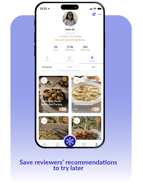Save reviewers' recommendations to try later